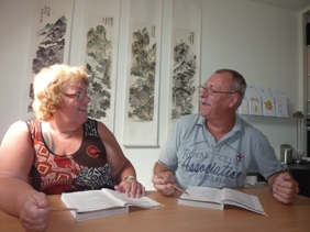 Echtpaar op Chinese les